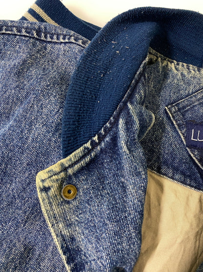 【現状渡し品】【メンズ】 LUNA PIER ルナ ピア 90年代 デニム スタジャン アウター 146-260807-jt-10-min サイズ：XL カラー：インディゴ/ライトオリーブ 万代Net店