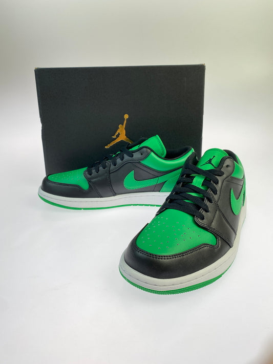 【中古品】【メンズ】 NIKE ナイキ AIR JORDAN 1 LOW LUCKY GREEN 553558-065 エアジョーダン1 ロー ラッキー グリーン メンズ スニーカー シューズ 靴 160-260809-em-36-min サイズ：27.0cm カラー：ブラック/グリーン 万代Net店