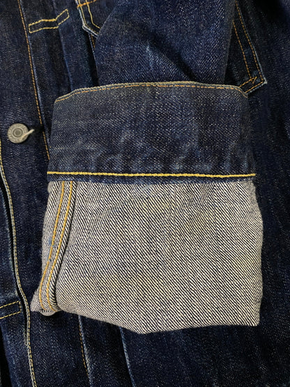 【中古品】【メンズ】 SUGAR CANE シュガーケーン 14.25OZ. DENIM JACKET 1953 MODEL SC11953 デニムジャケット アウター 145-260806-yn-32-min サイズ：40 カラー：インディゴ 万代Net店
