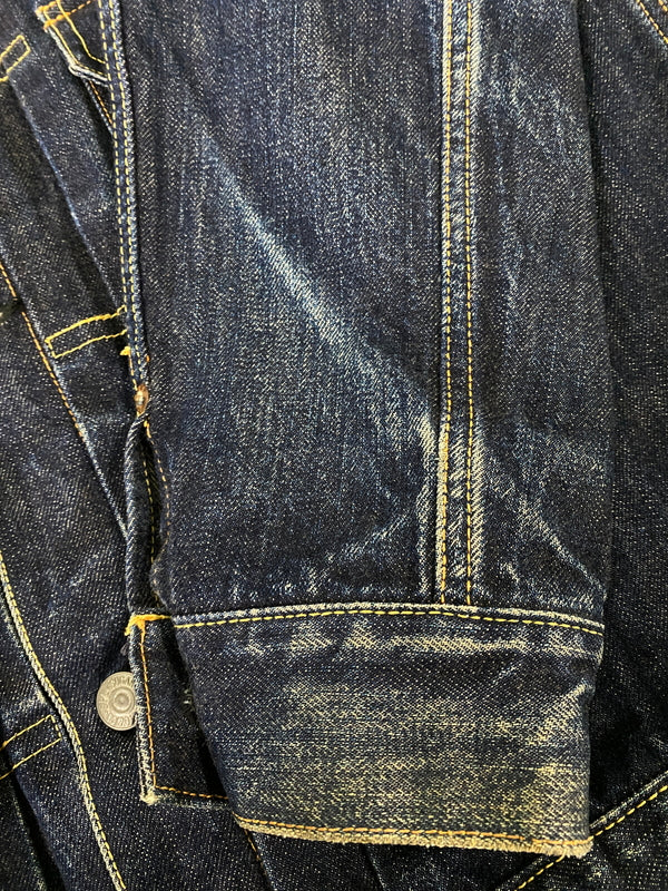【中古品】【メンズ】 SUGAR CANE シュガーケーン 14.25OZ. DENIM JACKET 1953 MODEL SC11953 デニムジャケット アウター 145-260806-yn-32-min サイズ：40 カラー：インディゴ 万代Net店