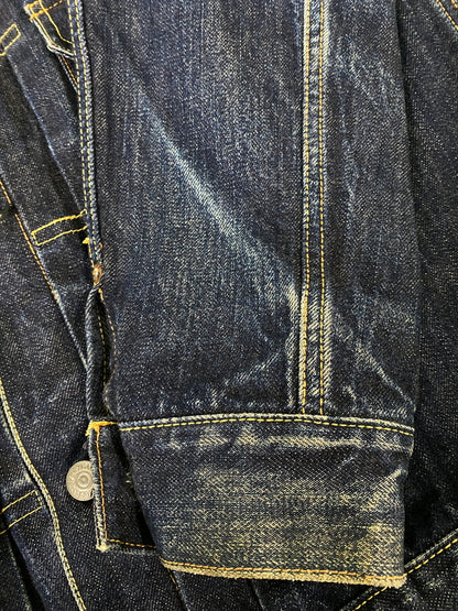 【中古品】【メンズ】 SUGAR CANE シュガーケーン 14.25OZ. DENIM JACKET 1953 MODEL SC11953 デニムジャケット アウター 145-260806-yn-32-min サイズ：40 カラー：インディゴ 万代Net店