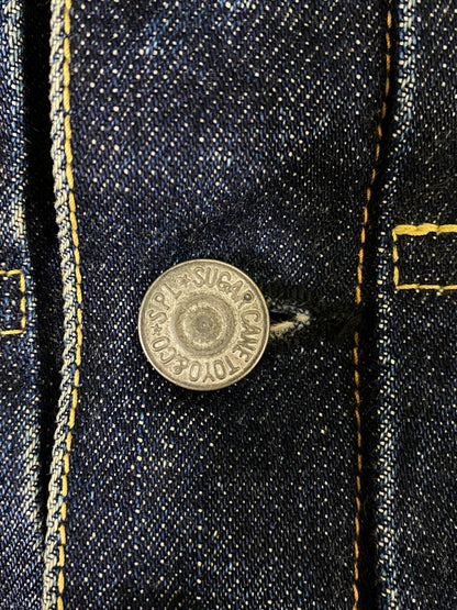 【中古品】【メンズ】 SUGAR CANE シュガーケーン 14.25OZ. DENIM JACKET 1953 MODEL SC11953 デニムジャケット アウター 145-260806-yn-32-min サイズ：40 カラー：インディゴ 万代Net店