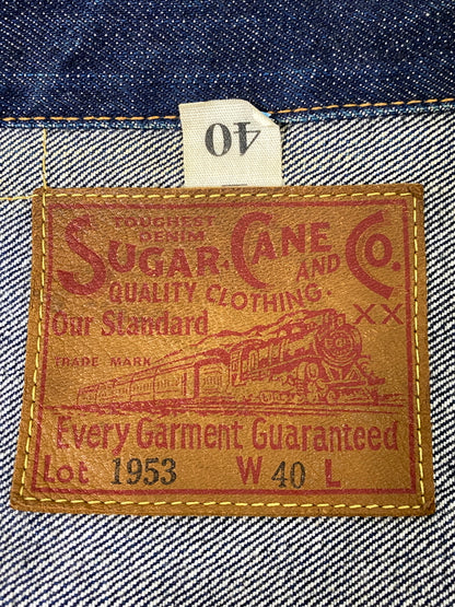 【中古品】【メンズ】 SUGAR CANE シュガーケーン 14.25OZ. DENIM JACKET 1953 MODEL SC11953 デニムジャケット アウター 145-260806-yn-32-min サイズ：40 カラー：インディゴ 万代Net店