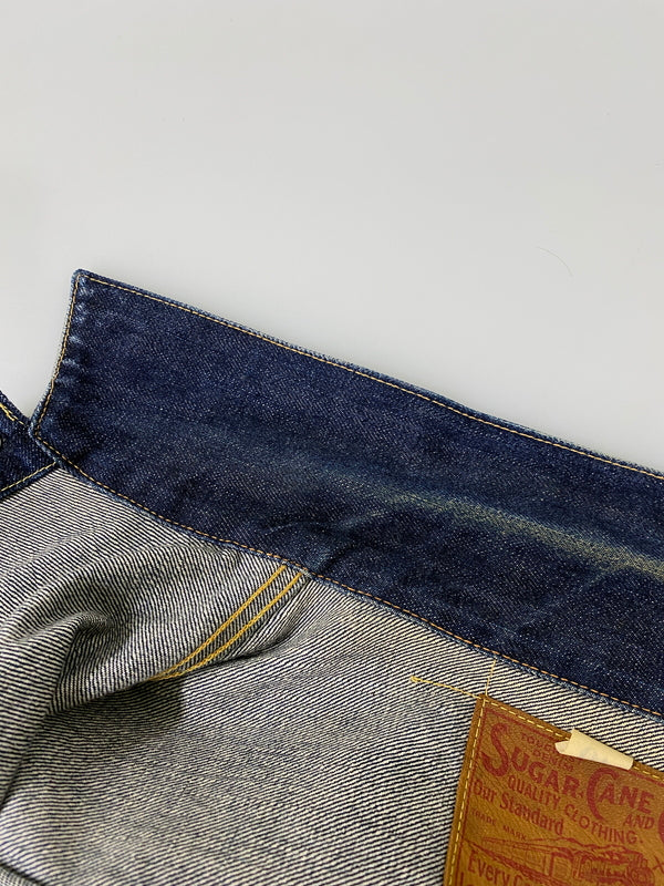 【中古品】【メンズ】 SUGAR CANE シュガーケーン 14.25OZ. DENIM JACKET 1953 MODEL SC11953 デニムジャケット アウター 145-260806-yn-32-min サイズ：40 カラー：インディゴ 万代Net店