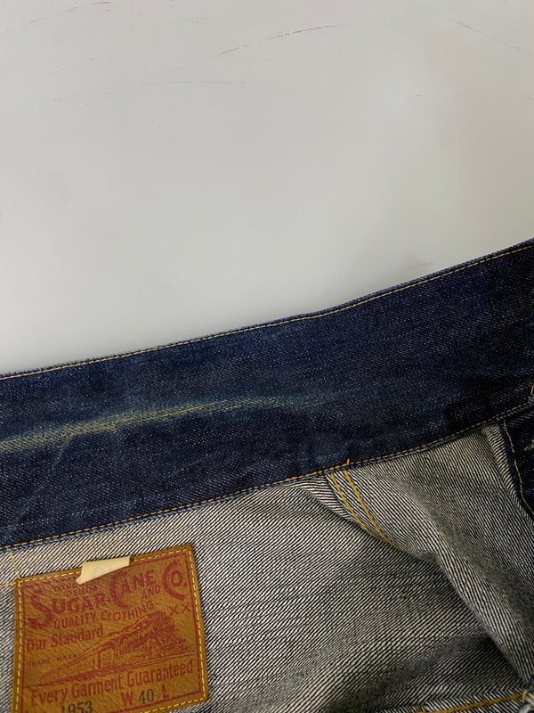【中古品】【メンズ】 SUGAR CANE シュガーケーン 14.25OZ. DENIM JACKET 1953 MODEL SC11953 デニムジャケット アウター 145-260806-yn-32-min サイズ：40 カラー：インディゴ 万代Net店