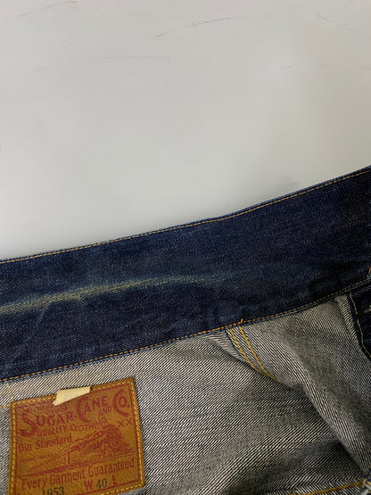 【中古品】【メンズ】 SUGAR CANE シュガーケーン 14.25OZ. DENIM JACKET 1953 MODEL SC11953 デニムジャケット アウター 145-260806-yn-32-min サイズ：40 カラー：インディゴ 万代Net店
