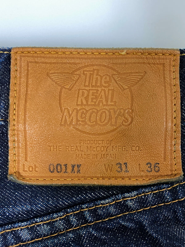 【中古品】【メンズ】 REAL MCCOY'S ザリアルマッコイズ 001XX DENIM PANT デニムパンツ ボトムス 156-260807-jt-01-min サイズ：W31 L36 カラー：インディゴ 万代Net店
