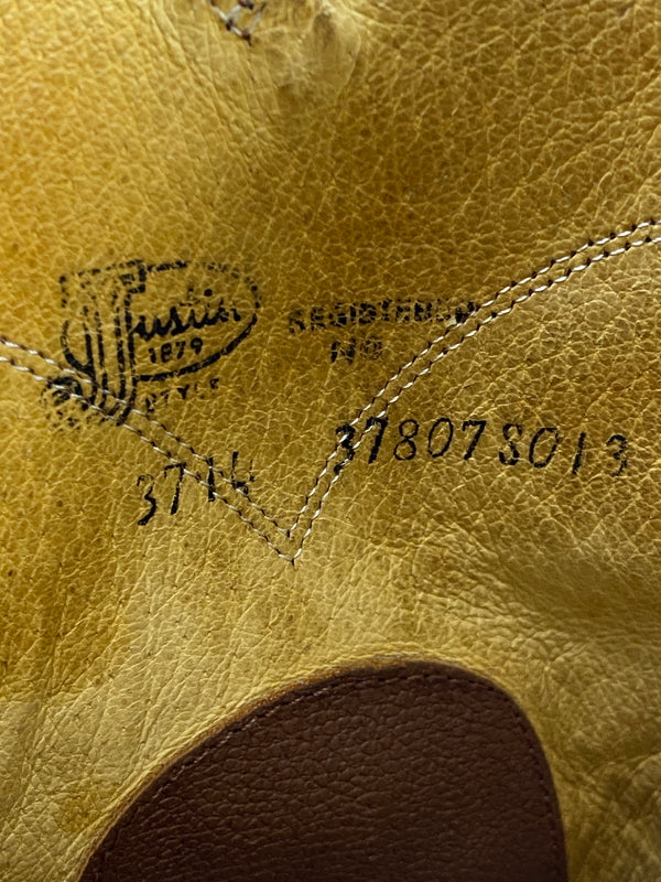 【中古品】【メンズ】 JUCTIN ジャスティン メキシコ製 ウエスタンブーツ メンズ 靴 ライダース シューズ 165-260809-em-20-min サイズ：8 1/2 カラー：ブラウン 万代Net店