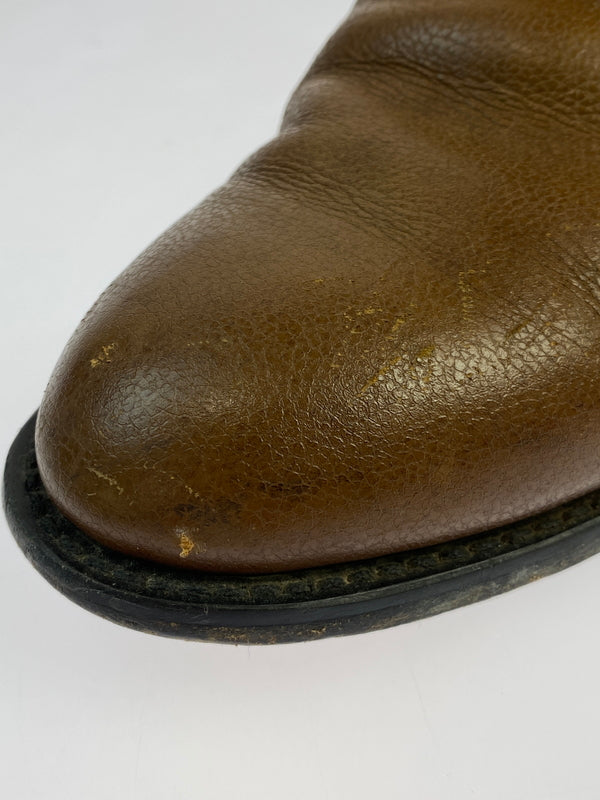【中古品】【メンズ】 JUCTIN ジャスティン メキシコ製 ウエスタンブーツ メンズ 靴 ライダース シューズ 165-260809-em-20-min サイズ：8 1/2 カラー：ブラウン 万代Net店