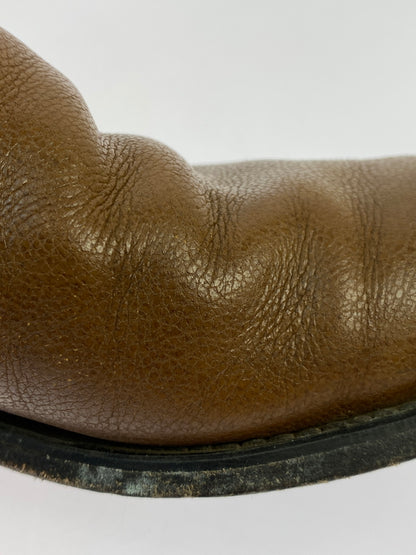 【中古品】【メンズ】 JUCTIN ジャスティン メキシコ製 ウエスタンブーツ メンズ 靴 ライダース シューズ 165-260809-em-20-min サイズ：8 1/2 カラー：ブラウン 万代Net店