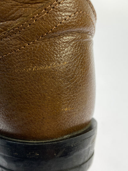 【中古品】【メンズ】 JUCTIN ジャスティン メキシコ製 ウエスタンブーツ メンズ 靴 ライダース シューズ 165-260809-em-20-min サイズ：8 1/2 カラー：ブラウン 万代Net店