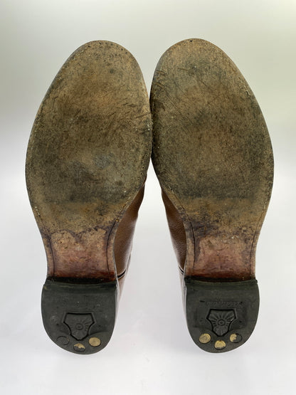 【中古品】【メンズ】 JUCTIN ジャスティン メキシコ製 ウエスタンブーツ メンズ 靴 ライダース シューズ 165-260809-em-20-min サイズ：8 1/2 カラー：ブラウン 万代Net店