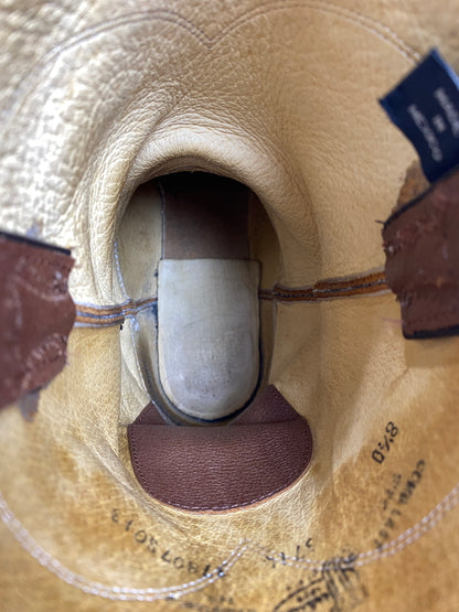 【中古品】【メンズ】 JUCTIN ジャスティン メキシコ製 ウエスタンブーツ メンズ 靴 ライダース シューズ 165-260809-em-20-min サイズ：8 1/2 カラー：ブラウン 万代Net店