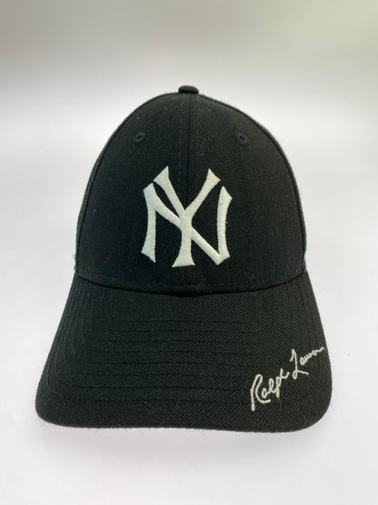 【中古品】【メンズ/レディース】 NEW ERA ニューエラ x POLO RALPH LAUREN ポロラルフローレン x MLB 49FORTY COOPERSTOWN NY CAP キャップ 帽子 185-260809-em-08-min サイズ：L カラー：ブラック 万代Net店
