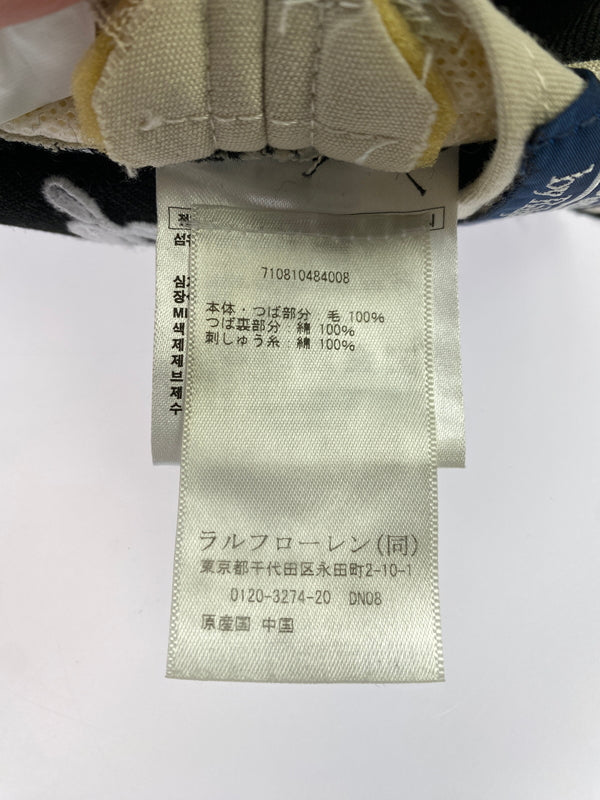 【中古品】【メンズ/レディース】 NEW ERA ニューエラ x POLO RALPH LAUREN ポロラルフローレン x MLB 49FORTY COOPERSTOWN NY CAP キャップ 帽子 185-260809-em-08-min サイズ：L カラー：ブラック 万代Net店
