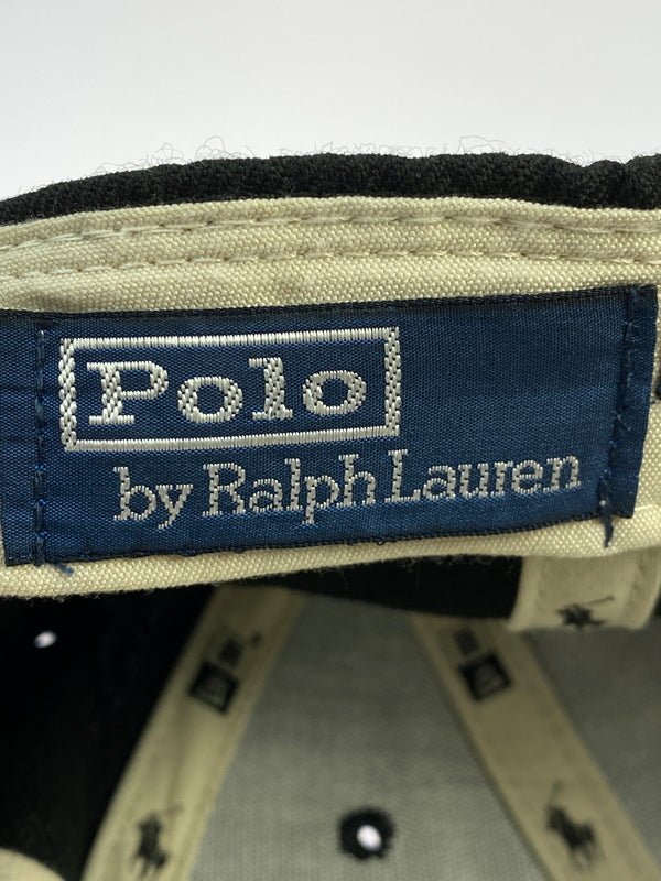 【中古品】【メンズ/レディース】 NEW ERA ニューエラ x POLO RALPH LAUREN ポロラルフローレン x MLB 49FORTY COOPERSTOWN NY CAP キャップ 帽子 185-260809-em-08-min サイズ：L カラー：ブラック 万代Net店