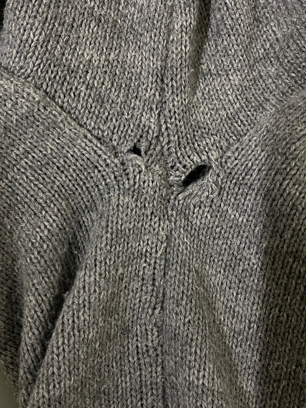 【中古品】【メンズ】 GALFY ガルフィー 113005 LS KNIT 長袖ニット トップス 142-260807-jt-04-min サイズ：XL 大型犬 カラー：グレー 万代Net店