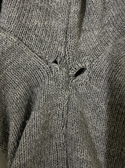 【中古品】【メンズ】 GALFY ガルフィー 113005 LS KNIT 長袖ニット トップス 142-260807-jt-04-min サイズ：XL 大型犬 カラー：グレー 万代Net店
