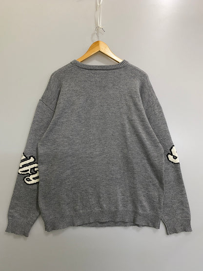 【中古品】【メンズ】 GALFY ガルフィー 113005 LS KNIT 長袖ニット トップス 142-260807-jt-04-min サイズ：XL 大型犬 カラー：グレー 万代Net店