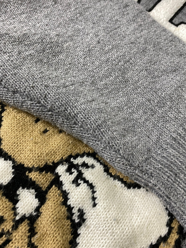 【中古品】【メンズ】 GALFY ガルフィー 113005 LS KNIT 長袖ニット トップス 142-260807-jt-04-min サイズ：XL 大型犬 カラー：グレー 万代Net店