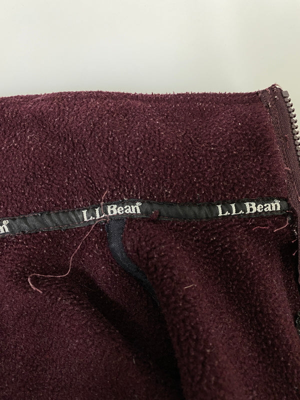 【中古品】【メンズ】 L.L.BEAN エルエルビーン FLEECE VEST フリース ベスト トップス 146-260806-jt-03-min サイズ：L カラー：ワインレッド系 万代Net店