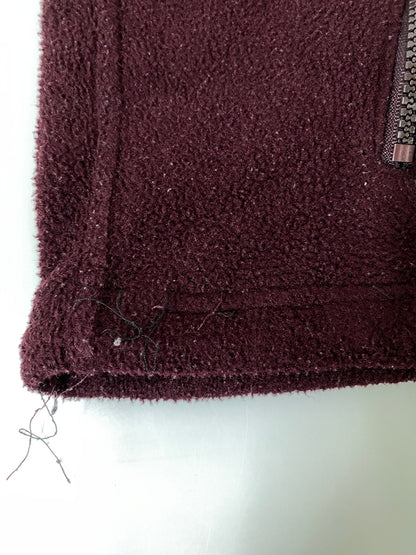 【中古品】【メンズ】 L.L.BEAN エルエルビーン FLEECE VEST フリース ベスト トップス 146-260806-jt-03-min サイズ：L カラー：ワインレッド系 万代Net店