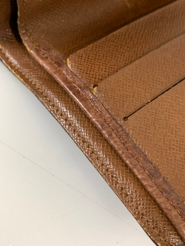【現状渡し品】【メンズ/レディース】 LOUIS VUITTON ルイ・ヴィトン モノグラム コンパクト ジップ M61667 CT0081 2つ折り財布 ウォレット 179-260817-em-19-min カラー：ブラウン 万代Net店