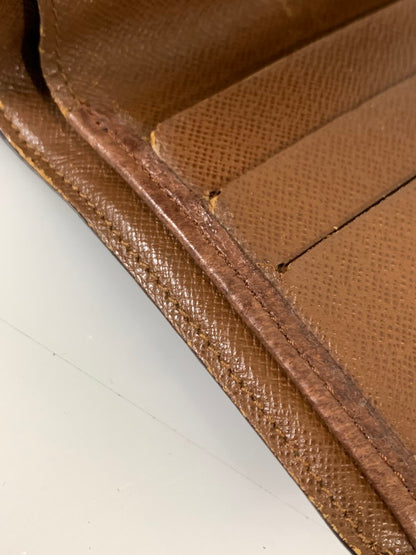 【現状渡し品】【メンズ/レディース】 LOUIS VUITTON ルイ・ヴィトン モノグラム コンパクト ジップ M61667 CT0081 2つ折り財布 ウォレット 179-260817-em-19-min カラー：ブラウン 万代Net店