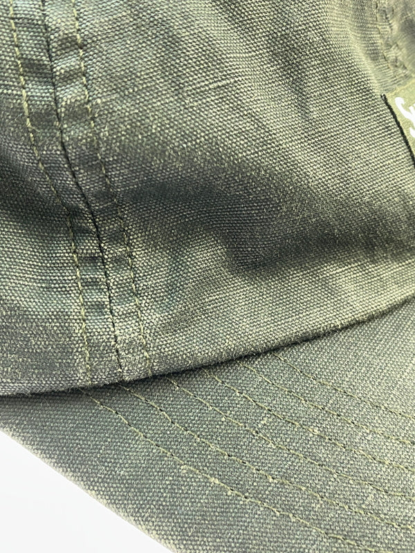 【中古品】【メンズ/レディース】 SUPREME シュプリーム 22SS SMALL BOX COATED LINEN 6-PANEL CAP スモール ボックス コーテッド リネン 6パネル キャップ 帽子 185-260809-em-14-min カラー：ブラック 万代Net店
