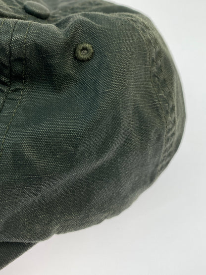 【中古品】【メンズ/レディース】 SUPREME シュプリーム 22SS SMALL BOX COATED LINEN 6-PANEL CAP スモール ボックス コーテッド リネン 6パネル キャップ 帽子 185-260809-em-14-min カラー：ブラック 万代Net店