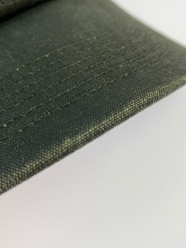 【中古品】【メンズ/レディース】 SUPREME シュプリーム 22SS SMALL BOX COATED LINEN 6-PANEL CAP スモール ボックス コーテッド リネン 6パネル キャップ 帽子 185-260809-em-14-min カラー：ブラック 万代Net店
