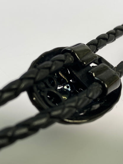 【中古品】【メンズ】 GLAMB グラム レザーループタイ アクセサリー 193-260821-hu-08-min カラー：ブラック 万代Net店