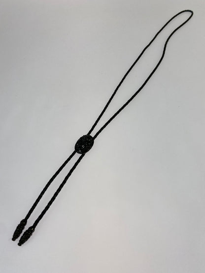 【中古品】【メンズ】 GLAMB グラム レザーループタイ アクセサリー 193-260821-hu-08-min カラー：ブラック 万代Net店