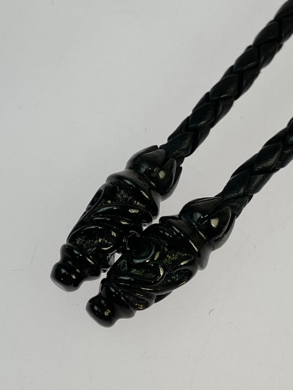 【中古品】【メンズ】 GLAMB グラム レザーループタイ アクセサリー 193-260821-hu-08-min カラー：ブラック 万代Net店
