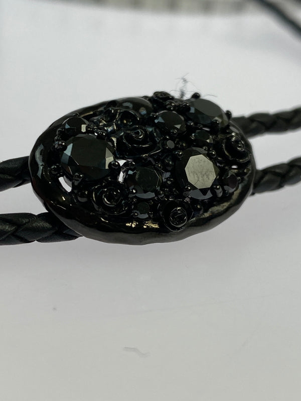 【中古品】【メンズ】 GLAMB グラム レザーループタイ アクセサリー 193-260821-hu-08-min カラー：ブラック 万代Net店