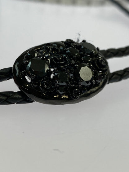 【中古品】【メンズ】 GLAMB グラム レザーループタイ アクセサリー 193-260821-hu-08-min カラー：ブラック 万代Net店