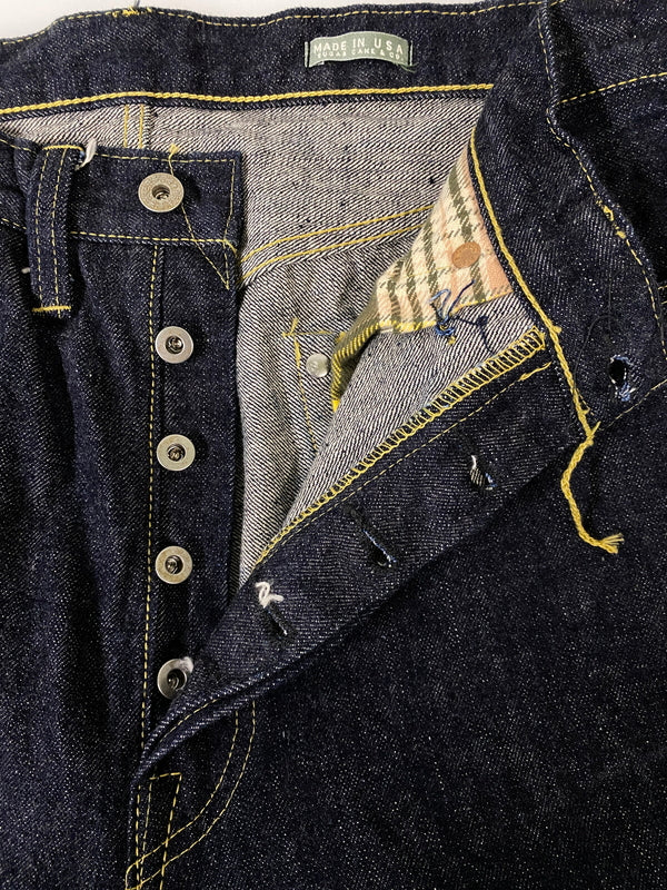 【中古美品】【メンズ】 SUGAR CANE シュガーケーン SC49050 S050XX 1940年代 SPECIAL DENIM WAIST OVERALLS スペシャル デニム ウエスト オーバーオールズ デニムパンツ ボトムス 156-260806-jt-02-min サイズ：W33 L34 カラー：インディゴ 万代Net店