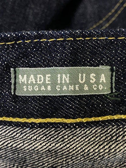 【中古美品】【メンズ】 SUGAR CANE シュガーケーン SC49050 S050XX 1940年代 SPECIAL DENIM WAIST OVERALLS スペシャル デニム ウエスト オーバーオールズ デニムパンツ ボトムス 156-260806-jt-02-min サイズ：W33 L34 カラー：インディゴ 万代Net店