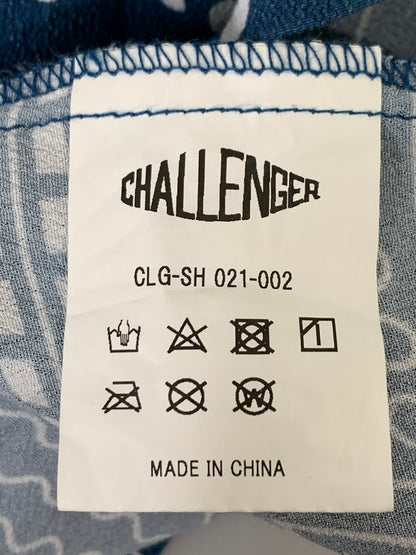 【中古品】【メンズ】 CHALLENGER チャレンジャー S/S CIRCUIT SHIRT ショートスリーブ サーキット シャツ メンズ トップス 半袖シャツ 142-260809-em-63-min サイズ：M カラー：ブルー 万代Net店