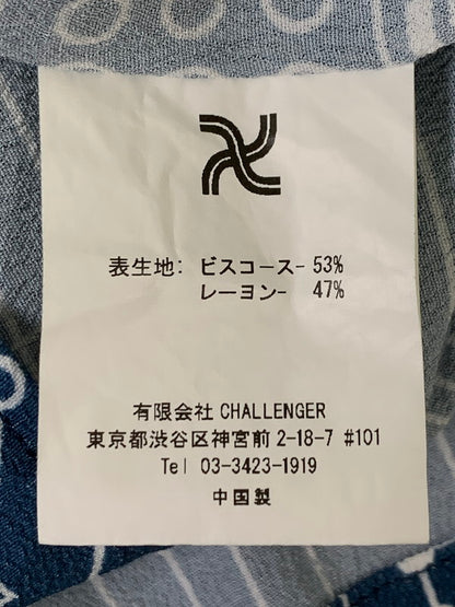 【中古品】【メンズ】 CHALLENGER チャレンジャー S/S CIRCUIT SHIRT ショートスリーブ サーキット シャツ メンズ トップス 半袖シャツ 142-260809-em-63-min サイズ：M カラー：ブルー 万代Net店
