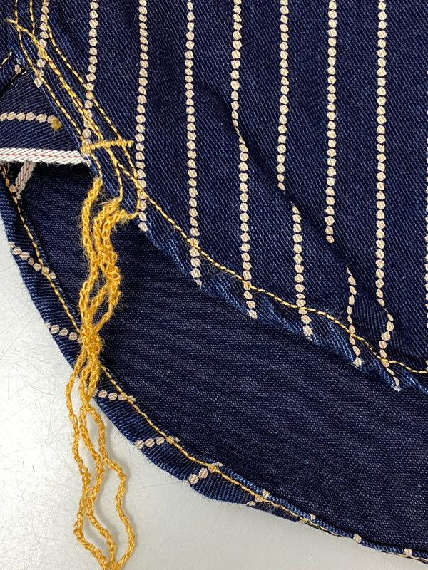【中古品】【メンズ】 BIG JOHN ビッグジョン SELVAGE WORK SHIRT WABASH MS005E-055P 10OZ セルビッジ ワーク シャツ ワバッシュ アウター 145-260807-jt-34-min サイズ：M カラー：ネイビー/ウォバッシュ 万代Net店