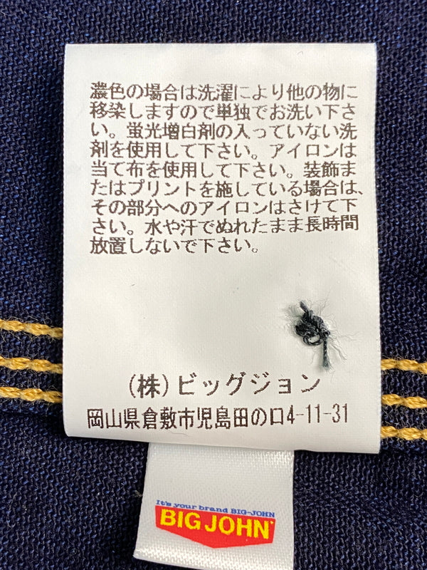 【中古品】【メンズ】 BIG JOHN ビッグジョン SELVAGE WORK SHIRT WABASH MS005E-055P 10OZ セルビッジ ワーク シャツ ワバッシュ アウター 145-260807-jt-34-min サイズ：M カラー：ネイビー/ウォバッシュ 万代Net店