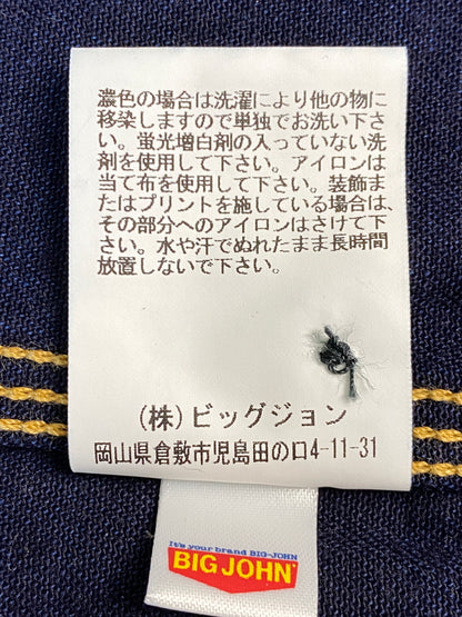 【中古品】【メンズ】 BIG JOHN ビッグジョン SELVAGE WORK SHIRT WABASH MS005E-055P 10OZ セルビッジ ワーク シャツ ワバッシュ アウター 145-260807-jt-34-min サイズ：M カラー：ネイビー/ウォバッシュ 万代Net店