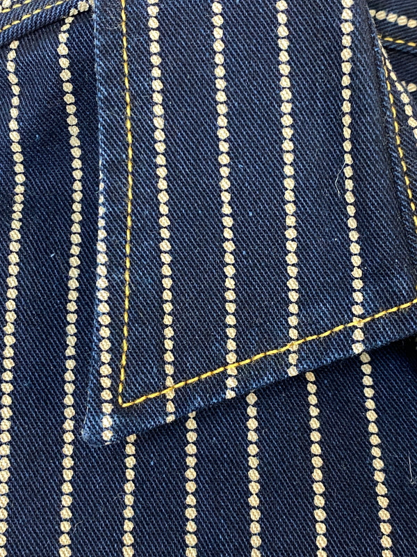 【中古品】【メンズ】 BIG JOHN ビッグジョン SELVAGE WORK SHIRT WABASH MS005E-055P 10OZ セルビッジ ワーク シャツ ワバッシュ アウター 145-260807-jt-34-min サイズ：M カラー：ネイビー/ウォバッシュ 万代Net店