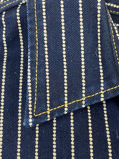 【中古品】【メンズ】 BIG JOHN ビッグジョン SELVAGE WORK SHIRT WABASH MS005E-055P 10OZ セルビッジ ワーク シャツ ワバッシュ アウター 145-260807-jt-34-min サイズ：M カラー：ネイビー/ウォバッシュ 万代Net店