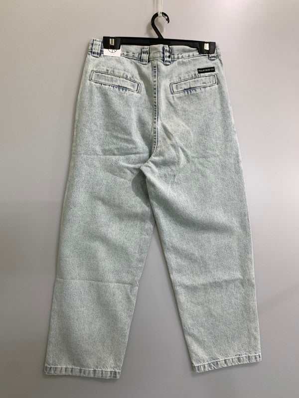 【中古品】【メンズ】 POLAR SKATE CO. ポーラー スケート GRUND CHINOS ICE BLUE グルンド チノズ アイス ブルー メンズ ボトムス デニムパンツ バギーテーパード 153-260809-em-50-min サイズ：W32×L30 カラー：ライトインディゴ 万代Net店