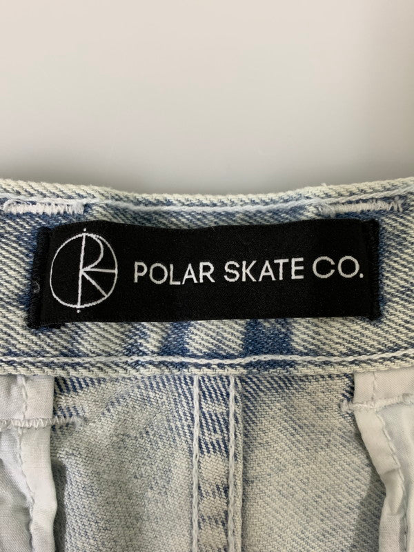【中古品】【メンズ】 POLAR SKATE CO. ポーラー スケート GRUND CHINOS ICE BLUE グルンド チノズ アイス ブルー メンズ ボトムス デニムパンツ バギーテーパード 153-260809-em-50-min サイズ：W32×L30 カラー：ライトインディゴ 万代Net店