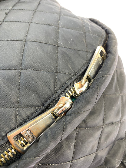 【現状渡し品】【メンズ/レディース】 MOSCHINO モスキーノ QUILTING BACKPACK キルティング バックパック リュックサック 鞄 188-260809-em-02-min カラー：ブラック 万代Net店