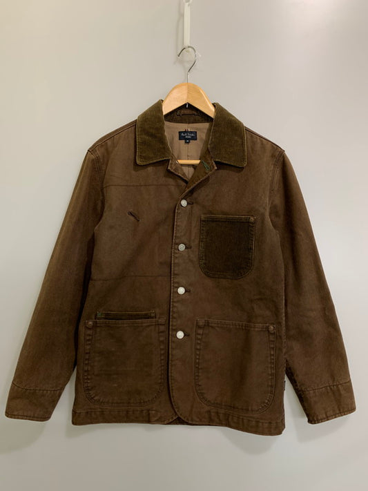 【中古品】【メンズ】 PAUL SMITH ポール・スミス CORDUROY JACKET コーデュロイ ジャケット メンズ アウター 上着 141-260809-em-62-min サイズ：M カラー：ブラウン 万代Net店