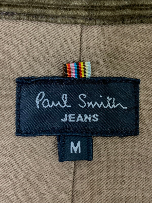 【中古品】【メンズ】 PAUL SMITH ポール・スミス CORDUROY JACKET コーデュロイ ジャケット メンズ アウター 上着 141-260809-em-62-min サイズ：M カラー：ブラウン 万代Net店